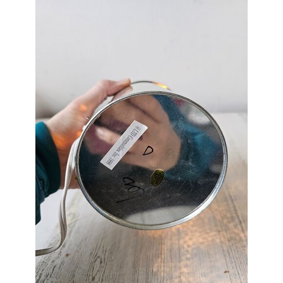 Vintage LTD 1998 Tin Light Up Snowman & Snowflake Christmas Decor - Picture 6 of 7